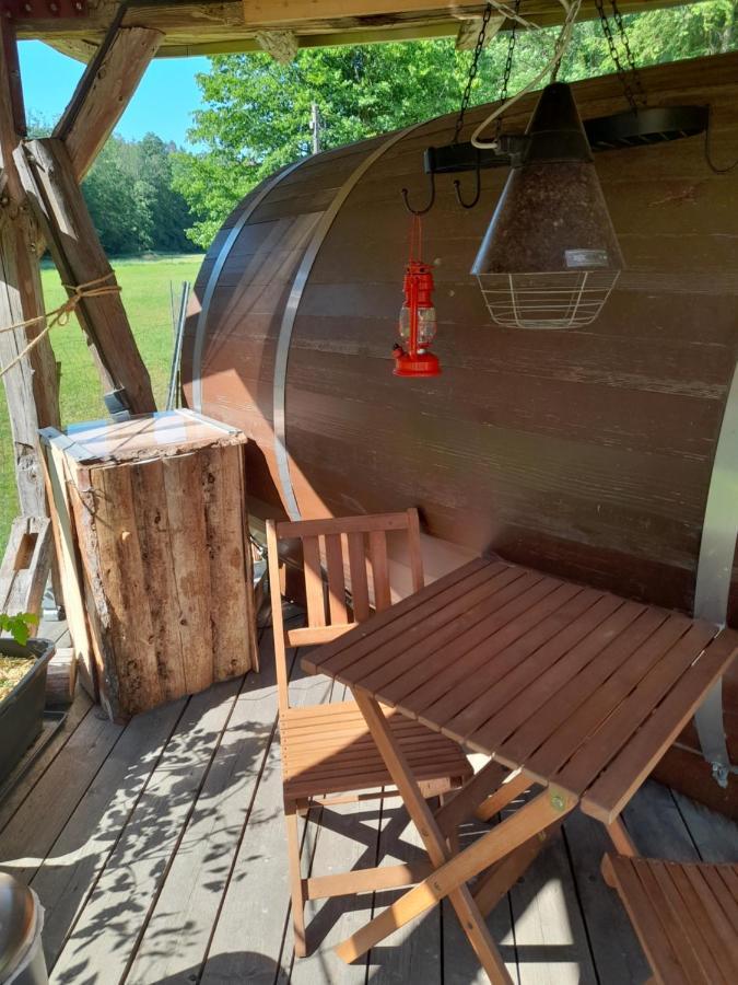 Schlummerfass An Der Bockmuehle Hohnstein Buitenkant foto